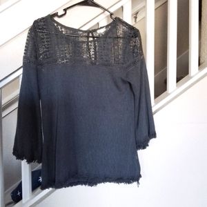 Top knitted blouse